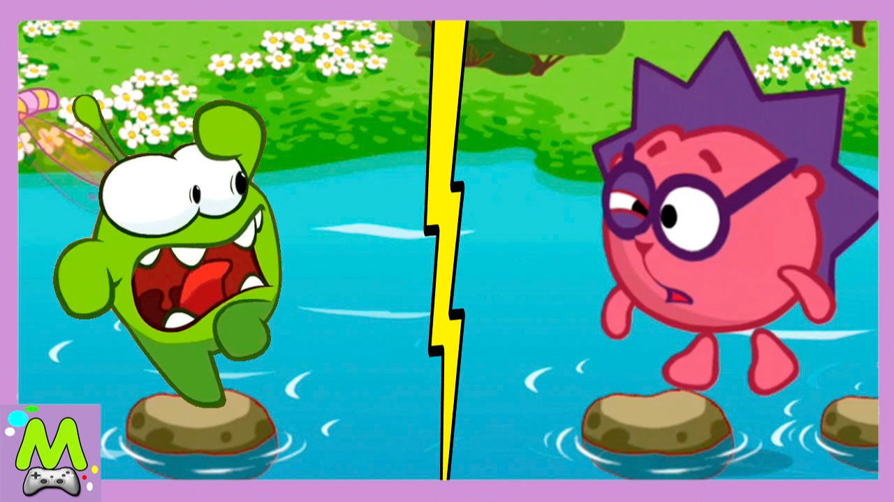 Смешарики и Ам Ням в Играх Догонялках.Кто Самый Ловкий и Быстрый смотреть онлайн