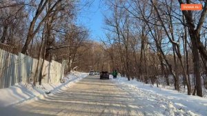 Дорога к зоосаду вновь превратилась в ледяную ловушку