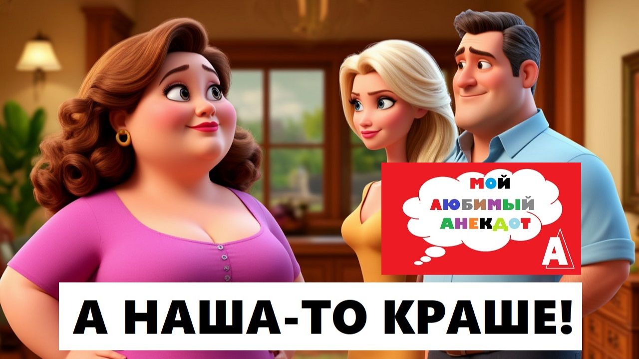 Анекдот «А НАША-ТО КРАШЕ!» смотреть онлайн