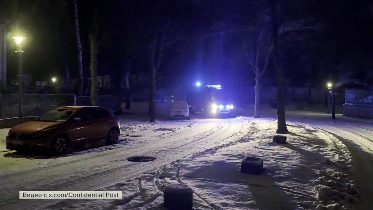Часть Берлина осталась без света, мобильной связи и отопления. смотреть онлайн