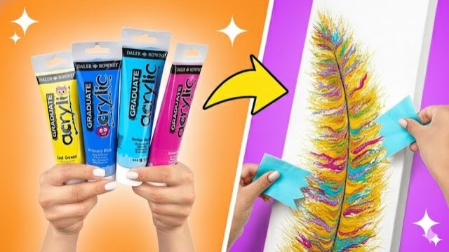 🖼 🎨 Эксперименты с красками и необычные техники рисования! ✨ → смотреть онлайн