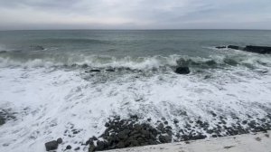 Шум бушующего моря. Алушта 5 января
