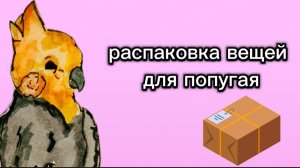 распаковка!