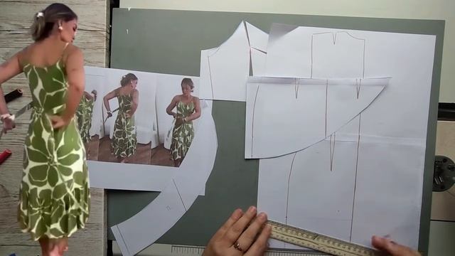 Моделирование. Сарафан-трансформер на любую фигуру. Выкройка № 1922.