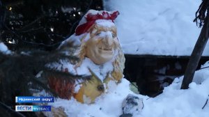 Два километра гирлянд: жительница Мариинского округа создала сказочную локацию своими руками