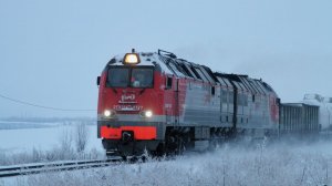 Поезда на линии Агрыз - Набережные Челны - Бугульма. Январь 2021 года