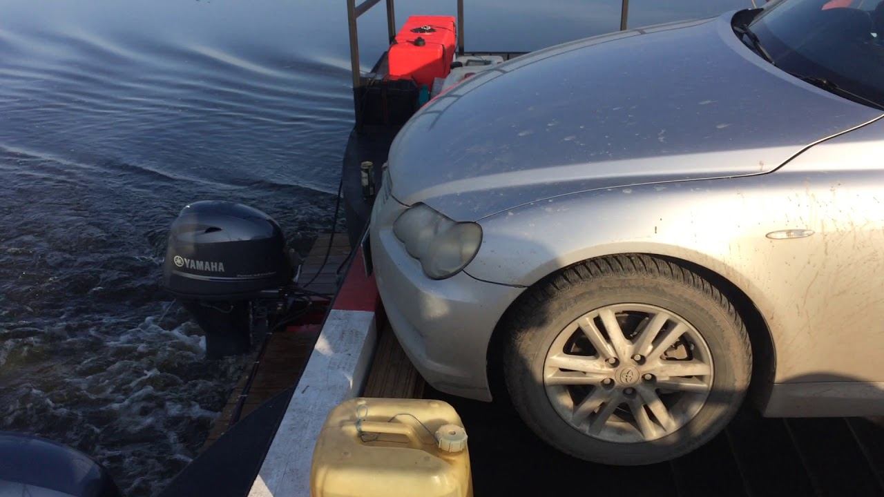 Самоходный паром, вышли в путь