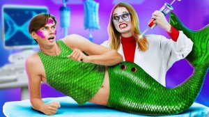 Выжить 24 часа в больнице вампиров 😱 Русалка vs вампир