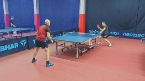 Свиридов Д. (680, Тамбов) - Чирков А. (707, СПб) настольный теннис 03.01 Санкт-Петербург