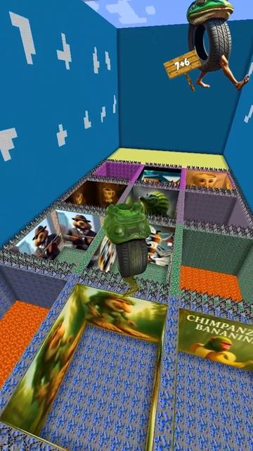 Italian Brainrot Vs Squid Game Lava Jump 🕺 #minecraft #italianbrainrot #shorts смотреть онлайн