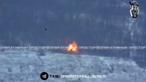 6 армия отправила в ангар украинский Т-72 в районе Нечволодовки на Купянском направлении.mp4