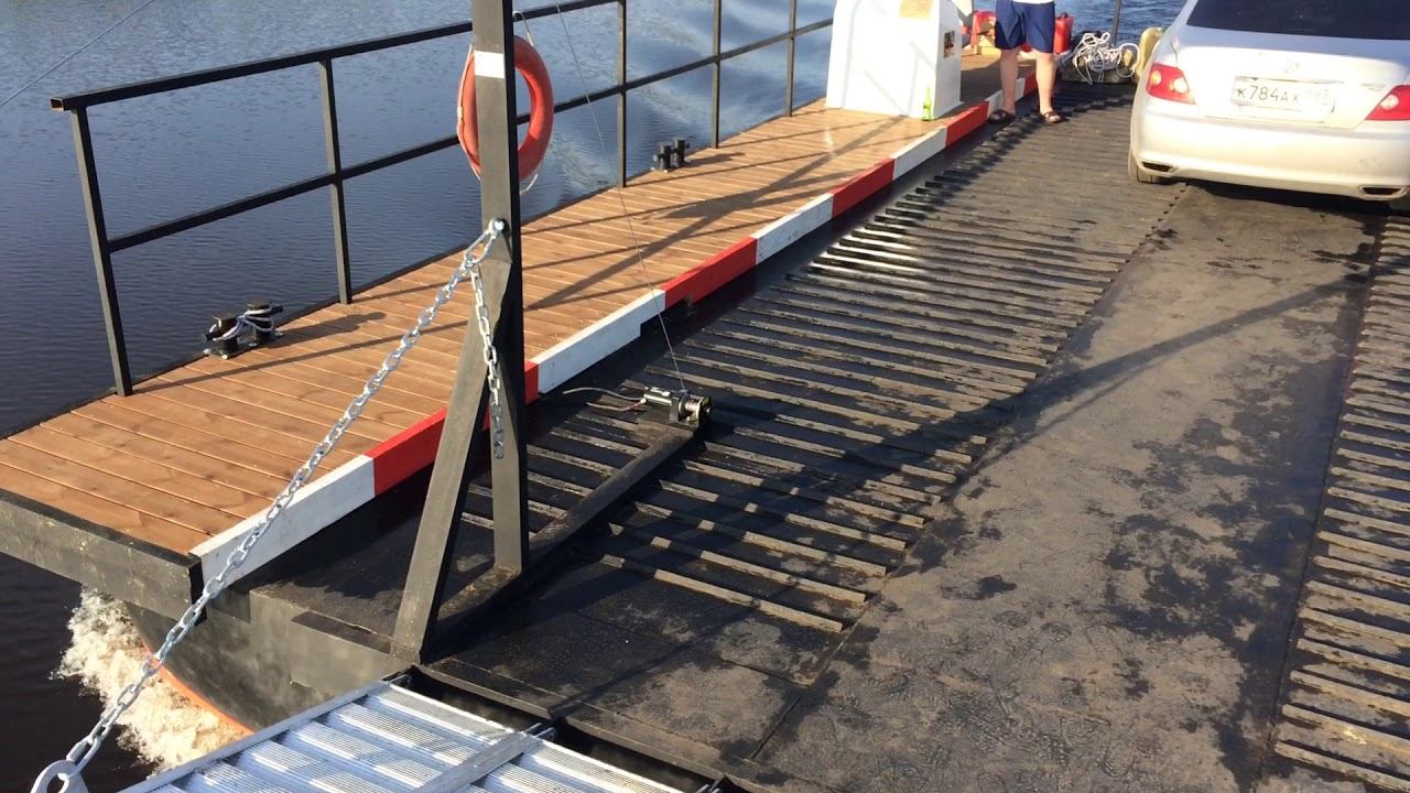 Самоходный паром. Хорошо идем