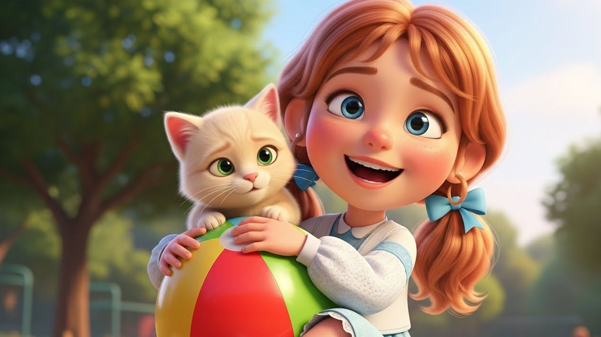 Наша Таня громко плачет: Уронила в речку мячик. | Добрая песня для детей смотреть онлайн