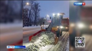 Последствия снегопада ликвидируют в Нижнем Новгороде