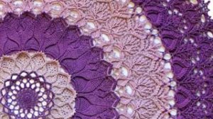 МК по вязанию салфетки Эфир. Часть 19. Ряд 25.