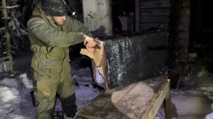 НОЧЕВКА В ИЗБЕ В ЛЕСУ | ОХОТА НА ЛОСЯ