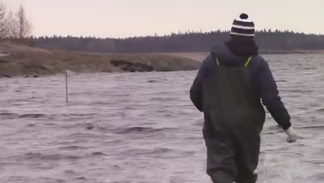 АРКТИКА Деревенская рыбалка в броднях на море смотреть онлайн