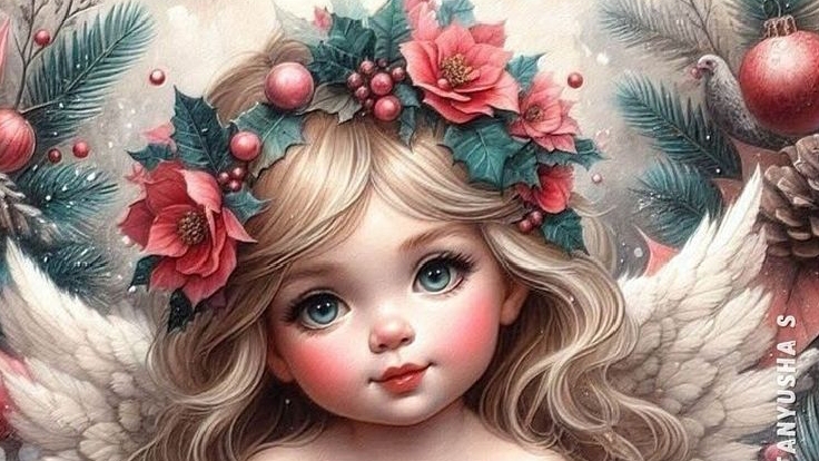 Музыкальная открытка. С Рождеством Христовым.⛪ смотреть онлайн