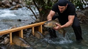 Ловлю много рыбы каждый день простым способом.