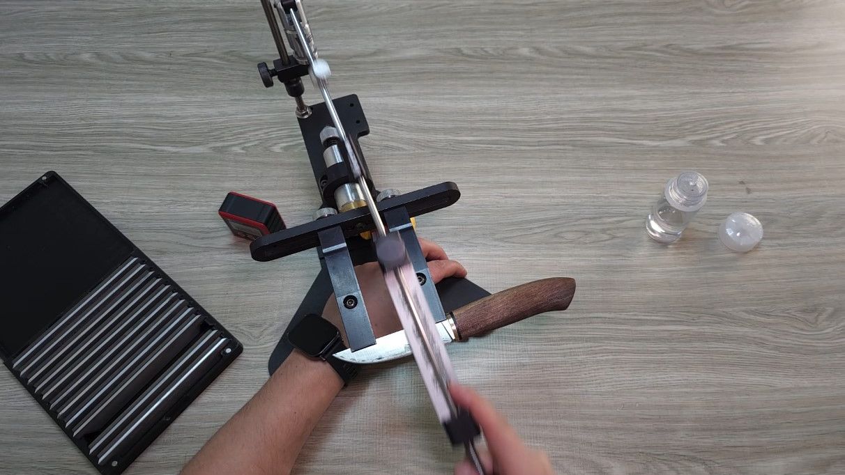 177. Заточка ножа из стали PSF-27, веневские эльборы и хитрый финиш смотреть онлайн