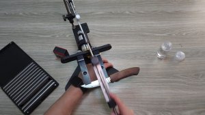 177. Заточка ножа из стали PSF-27, веневские эльборы и хитрый финиш