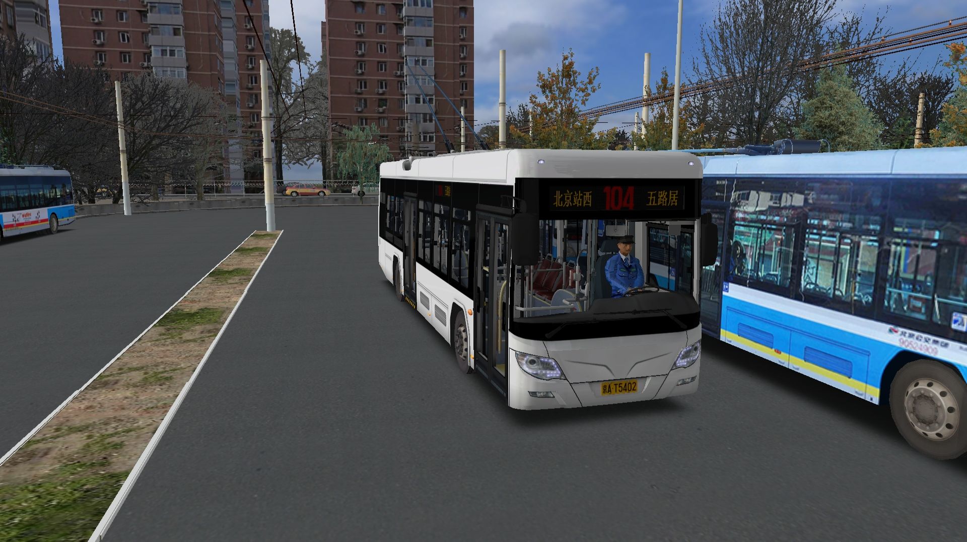OMSI 2 _ Add-On Beijing _ 路线 104 смотреть онлайн