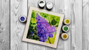 Рисую сирень гуашью 🌸 Пошаговый урок для начинающих | Цветы гуашью | Как рисовать сирень