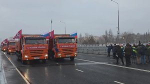 На северо-востоке столицы открыли путепровод и Сельскохозяйственную улицу (05.01.2026)