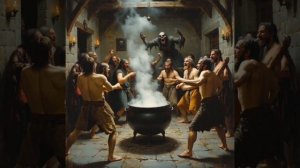 Рух Упырь и пати домовята (2 версия).Создано при помощи ИИ.