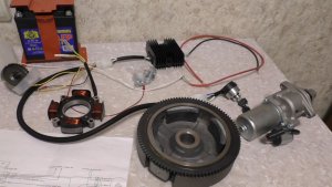 Электростартер на мототрак Агромаш МТ-110