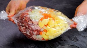 Кулинары в ШОКЕ! Когда нужно приготовить УЖИН, а времени стоять у плиты нет! Ленивый Ужин в пакете!