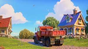 Пёстрые машинки мультик