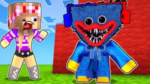 ПРЯТКИ ОТ ХАГГИ ВАГГИ Poppy Playtime в МАЙНКРАФТ ДЕВУШКА НУБ И ПРО ВИДЕО ТРОЛЛИНГ MINECRAFT Евгенбро