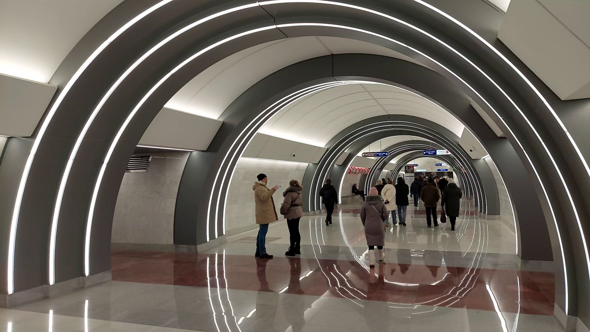 Обзор станции метро "Юго-Западная" Красносельско-Калининской линии метрополитена Санкт-Петербурга