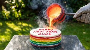 Раскаленный металл против различных вкусняшек. Залипательное зрелище