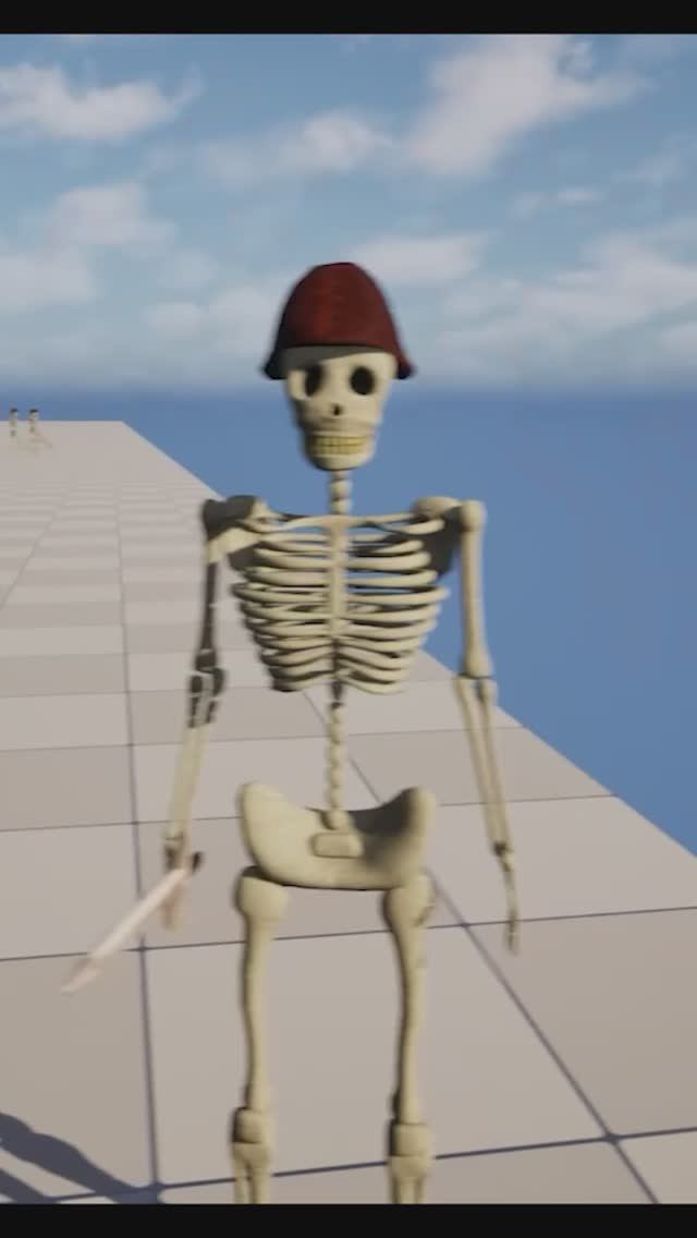 Моя система боя с нежитью на unreal engine 5