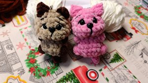 Котята плюшевые крючком. Мастер-класс по вязанию