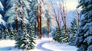 Красивые зимние пейзажи художника Виктории Бондаренко