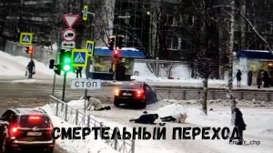 СМЕРТЕЛЬНЫЙ ПЕРЕХОД\\дети на переходе\слепая зона\в неположенном месте\посмотри и перейди\\