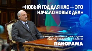 Александр Лукашенко принял с докладом посла Беларуси в России Александра Рогожника. Панорама
