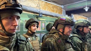 Награждение военнослужащих группы войск Север