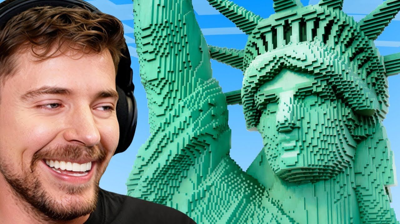 Я Построил Нью-Йорк в Minecraft  | MrBeast Смотреть Онлайн смотреть онлайн