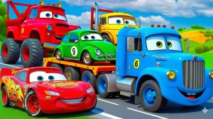 Мультик тачки Молния Маквин  бегут от Зомби. Побег в Прериях Дикого Запада. Продолжение