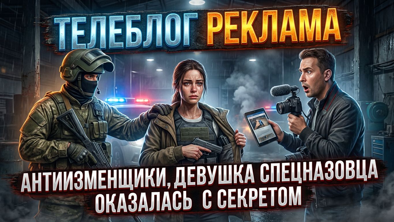 Антиизменщики, девушка спецназовца оказалась с секретом. Телеблог Реклама смотреть онлайн