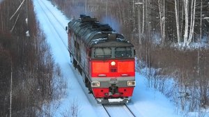 2ТЭ116К-1107 отправляется резервом со станции Бабушкино