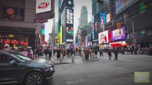 НЬЮ-ЙОРК, США 🇺🇸 Жуткий холод на Манхэттене 🥶 Прогулка 4K