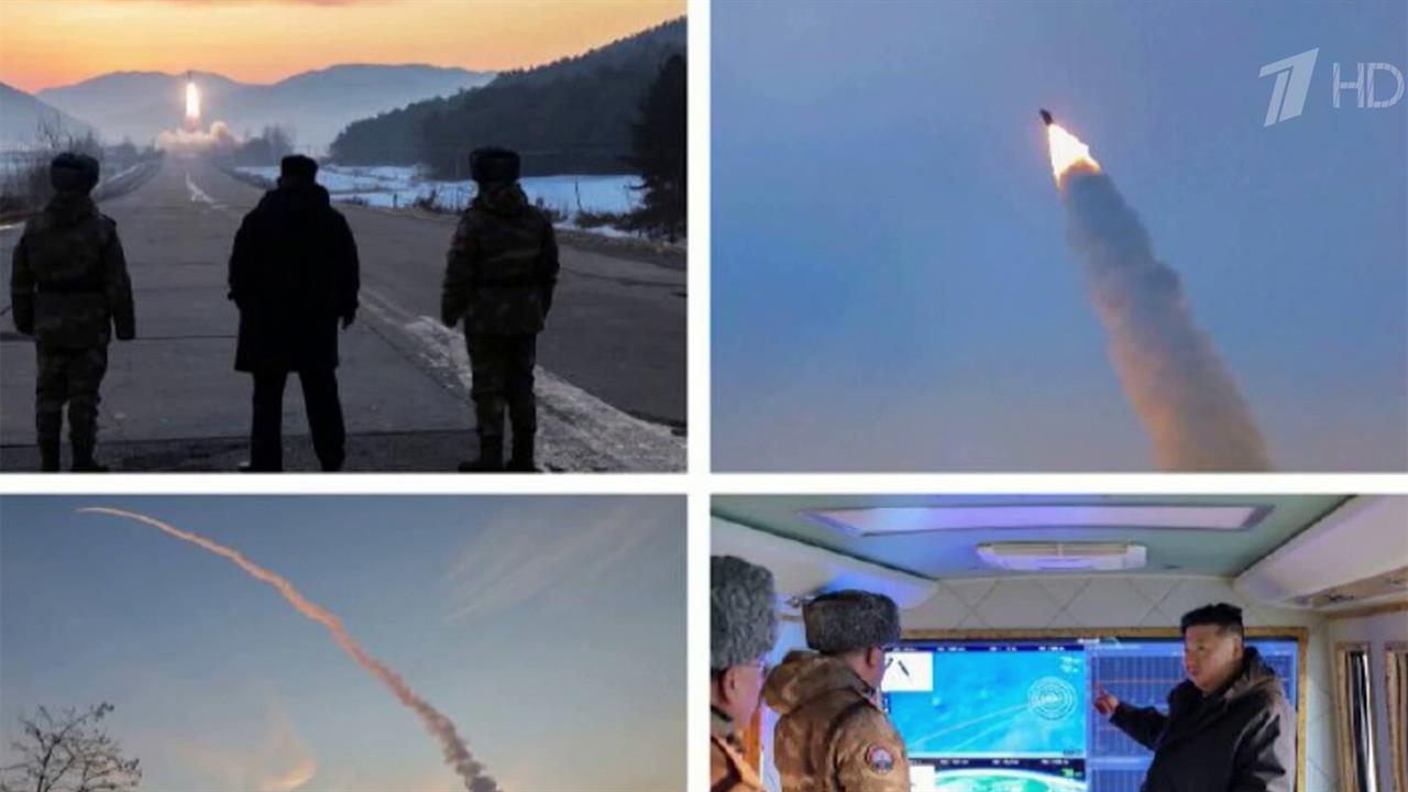 КНДР провела учебные пуски гиперзвуковых ракет. смотреть онлайн