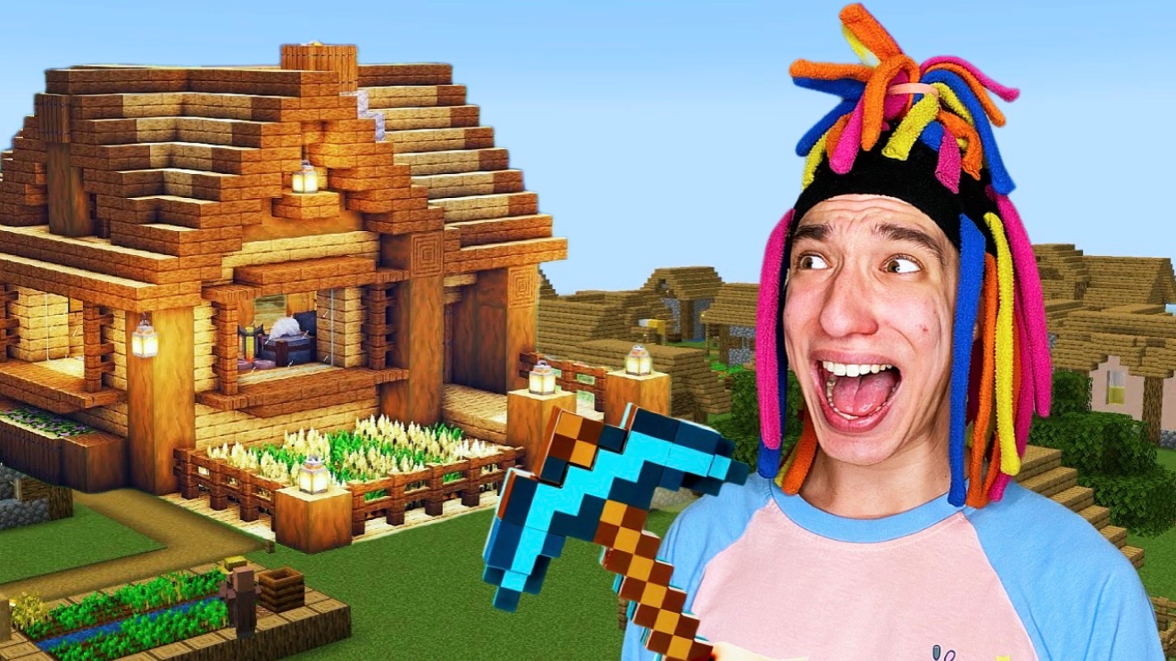 КИТАЙКА ИГРАЕТ В МАЙНКРАФТ СТРОИМ НОВУЮ ДЕРЕВНЮ ЖИТЕЛЯМ! смотреть онлайн