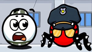 Новый КРАСНЫЙ ШАРИК против ЧЕРНЫХ КВАДРАТОВ #1 игра Ball Prison на канале Мистер Игрушкин