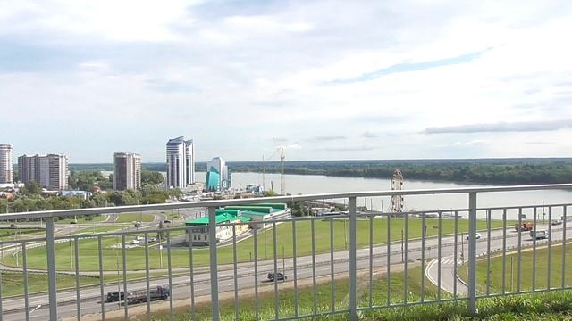 13.08.2025г  г.Барнаул Вид со смотровой площадки Нагорного парка